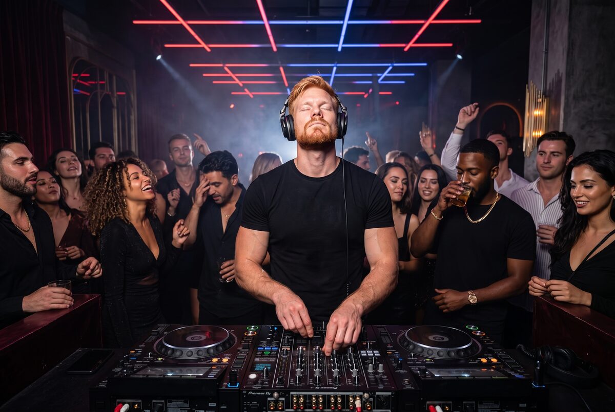 Underground party, bodies in motion